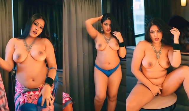 Anjali Gaud Hot Pink Saree 2025 Hindi Uncut Short Film